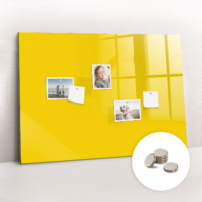 Tableau magnétique enfant Couleur jaune clair