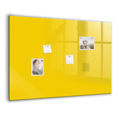 Tableau magnétique enfant Couleur jaune clair