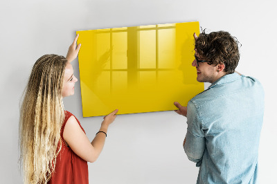 Tableau magnétique enfant Couleur jaune clair