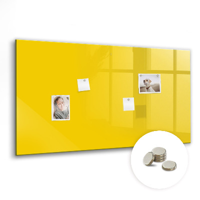 Tableau magnétique enfant Couleur jaune clair