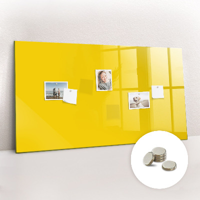 Tableau magnétique enfant Couleur jaune clair