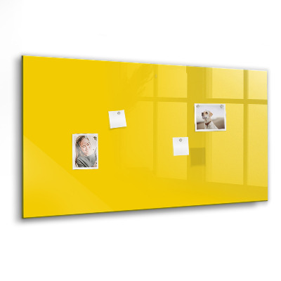 Tableau magnétique enfant Couleur jaune clair