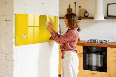 Tableau magnétique enfant Couleur jaune clair