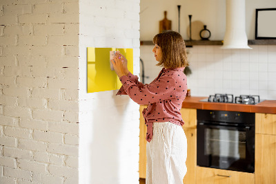 Tableau magnétique enfant Couleur jaune clair