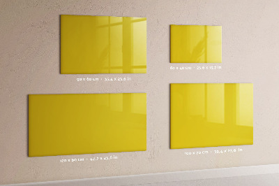 Tableau magnétique enfant Couleur jaune clair