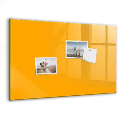 Tableau magnétique enfant Couleur jaune doré