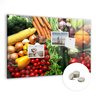 Tableau pour magnet Légumes frais