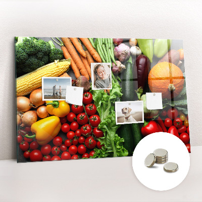 Tableau pour magnet Légumes frais