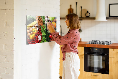 Tableau pour magnet Légumes frais