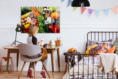Tableau pour magnet Légumes frais