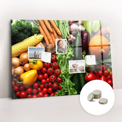 Tableau pour magnet Légumes frais