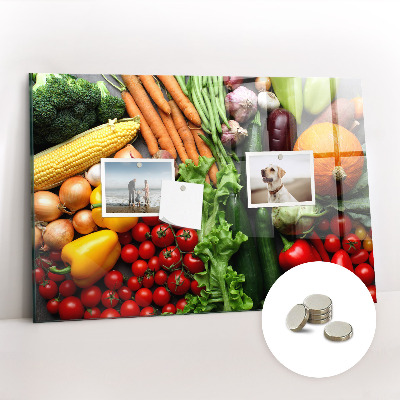 Tableau pour magnet Légumes frais