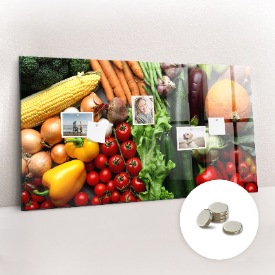 Tableau pour magnet Légumes frais