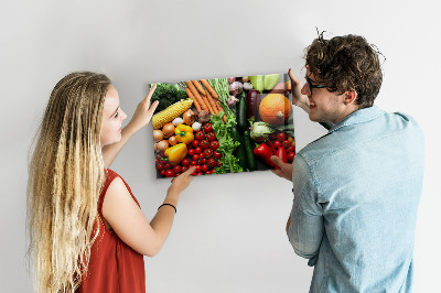 Tableau pour magnet Légumes frais