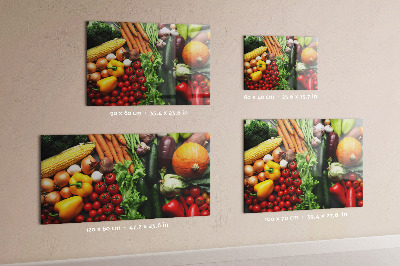 Tableau pour magnet Légumes frais