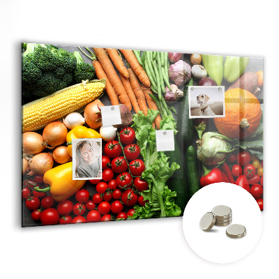 Tableau pour magnet Légumes frais