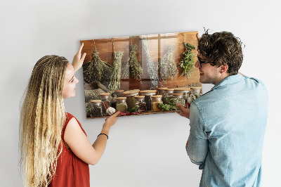 Tableau aimanté horizontal Épices