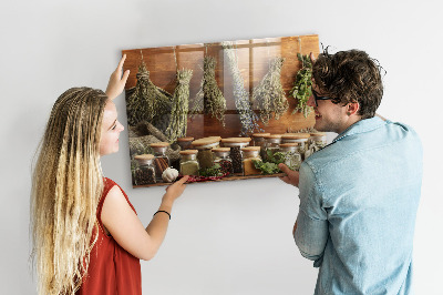 Tableau aimanté horizontal Épices