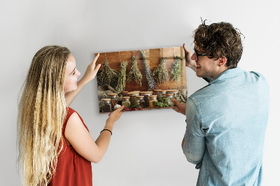 Tableau aimanté horizontal Épices
