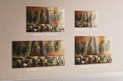 Tableau aimanté horizontal Épices