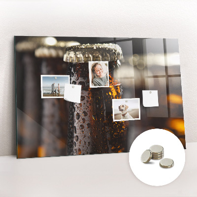 Tableau pour magnet Bouteilles en verre