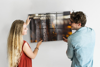 Tableau pour magnet Bouteilles en verre