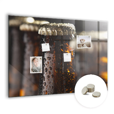 Tableau pour magnet Bouteilles en verre