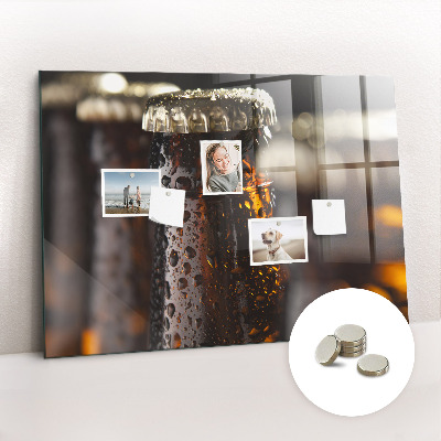 Tableau pour magnet Bouteilles en verre