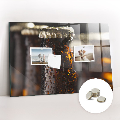Tableau pour magnet Bouteilles en verre