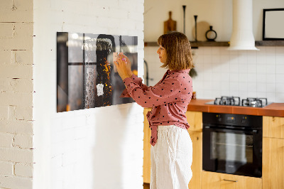 Tableau pour magnet Bouteilles en verre