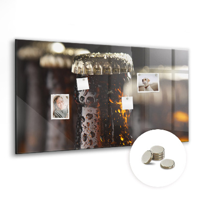 Tableau pour magnet Bouteilles en verre