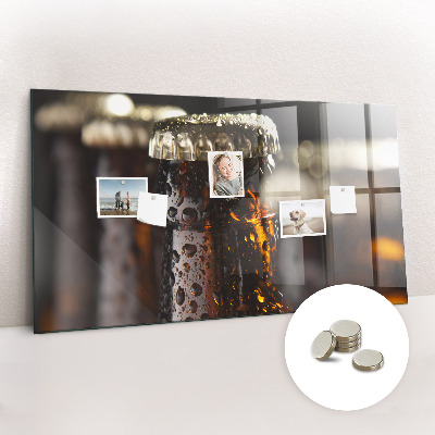 Tableau pour magnet Bouteilles en verre
