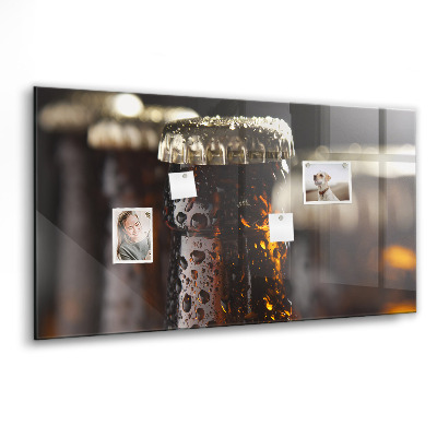 Tableau pour magnet Bouteilles en verre