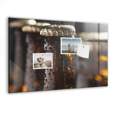 Tableau pour magnet Bouteilles en verre