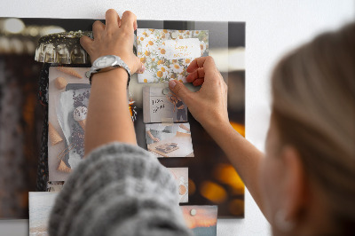 Tableau pour magnet Bouteilles en verre