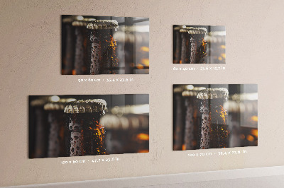 Tableau pour magnet Bouteilles en verre