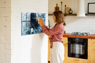 Tableau mural magnétique Mur gelé