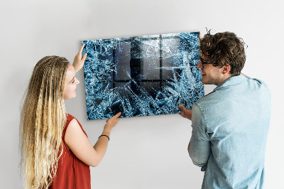 Tableau mural magnétique Mur gelé