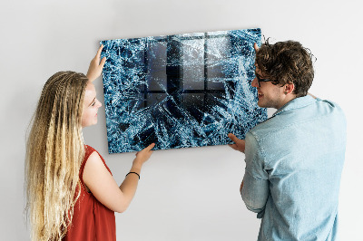 Tableau mural magnétique Mur gelé