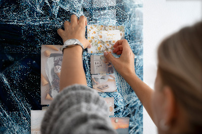 Tableau mural magnétique Mur gelé