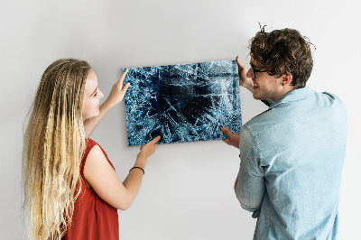 Tableau mural magnétique Mur gelé