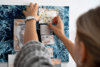 Tableau mural magnétique Mur gelé