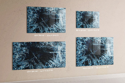 Tableau mural magnétique Mur gelé