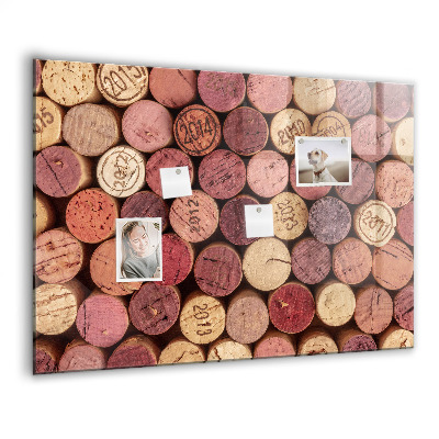 Tableau mural magnétique Bouchons de vin