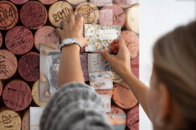 Tableau mural magnétique Bouchons de vin