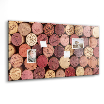 Tableau mural magnétique Bouchons de vin