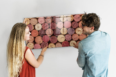 Tableau mural magnétique Bouchons de vin