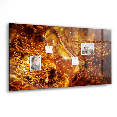 Tableau pour magnet Gros plan de la boisson