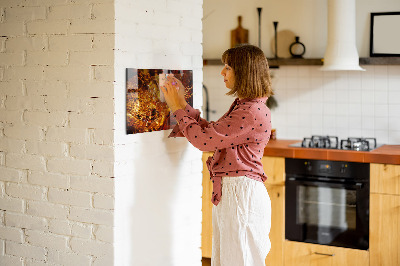 Tableau pour magnet Gros plan de la boisson