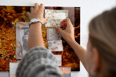 Tableau pour magnet Gros plan de la boisson